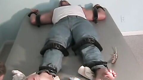 Dominickâs large frame endures brutal tickle torture