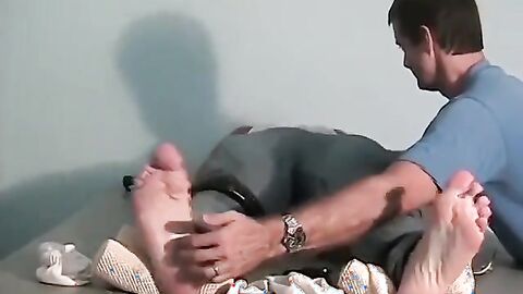 Dominickâs large frame endures brutal tickle torture