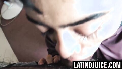 Young Latino stuffed with cock and fed cum