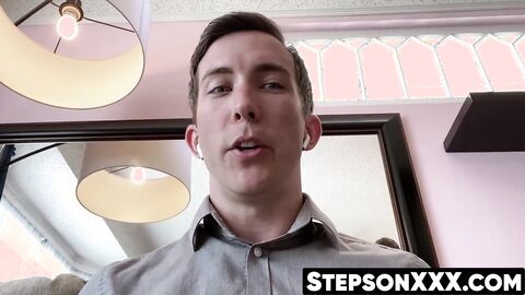 Stepdad tempts cute twink into taboo bareback session