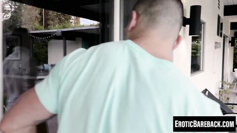 Danny Gunn rearranges Johnny Riley's violent thrusts