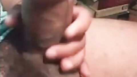 Fat Uncut Latino Daddy Shoots Thick Load