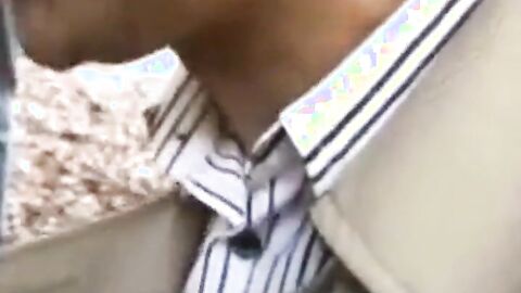 Old Daddies Sucking Outdoors