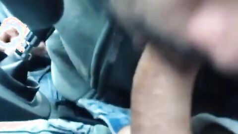 Roadside Fun: Sucking & Stroking