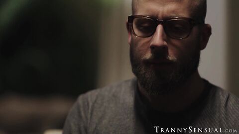 Joel Someone earns his loan by fucking his trans stepmom Eva Paradis