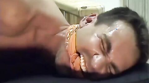 Joeâs thick cock and sensitive soles restrained for fun