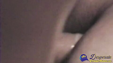 Straight amateurs are having their first anal breeding in a wild foursome