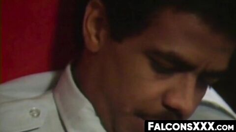 FalconsXXX.com - Buster, Melchor, and Johnson's bareback threeway ignites with fiery