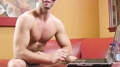 MaskXXX.com - Masked stud Chris's finger-fucking and solo wanking