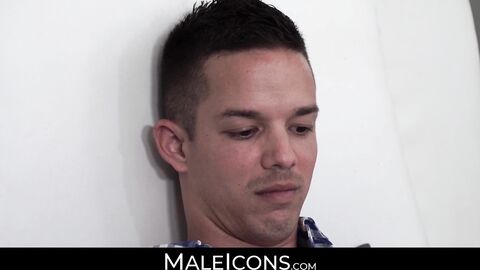MaleIcons.com - Inked homo Michael Stax's ass eating session before anal