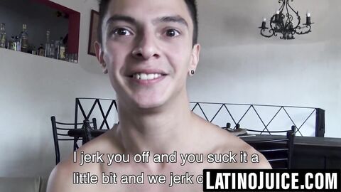 Straight Latino loses his virginity for cash payment