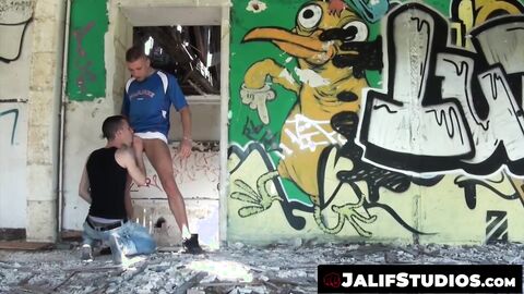 Beefy Jordan claims Sashas throat then roughs up his tight hole