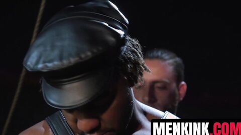 BBC hunk Ace Rockwoods first time bound ends in relentless teasing