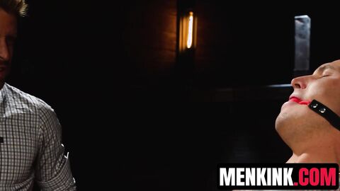 Johnny Ford fucks the demon out of Brock Kniles in this BDSM