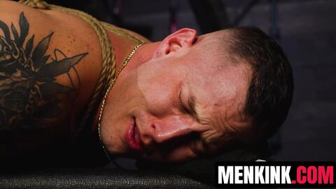 Johnny Ford fucks the demon out of Brock Kniles in this BDSM