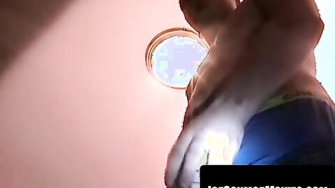 Gage Winchester drains swollen nuts in oily fist pump climax