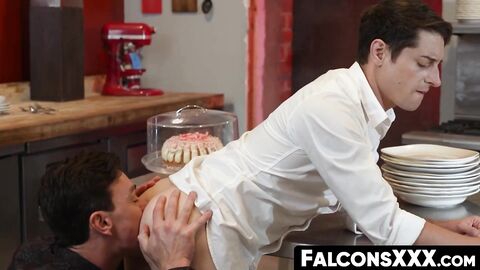 FalconsXXX.com - Cade trades giant candy for an enormous cock and dominates Taylor