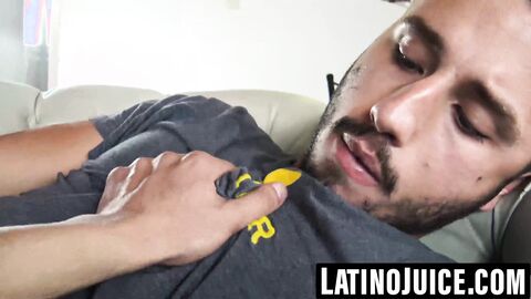 Cute Latino bred doggystyle for quick money