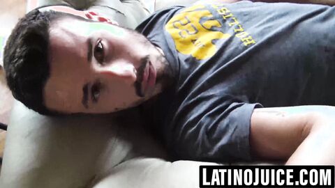 Cute Latino bred doggystyle for quick money