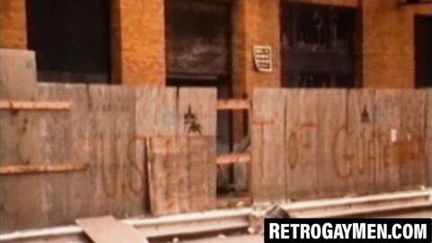 Vintage homo gets intensely bred after sloppy blowjob