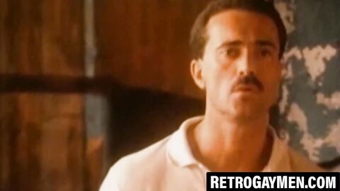 Vintage homo gets intensely bred after sloppy blowjob