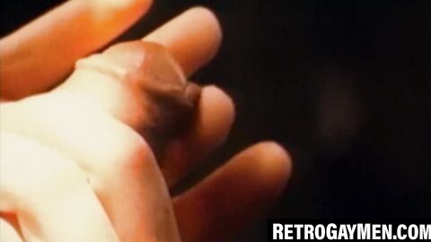 Vintage homo gets intensely bred after sloppy blowjob