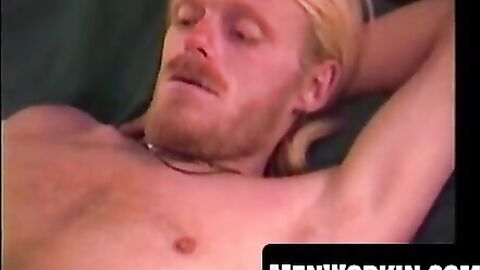 This guy spanks his meat raw when he is alone