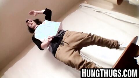 Skater Sean Johansen wanks fat meat aggressively