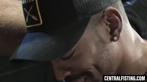 CentralFisting.com - Colin's ass stretched by Erik's huge fist