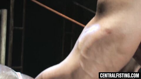 CentralFisting.com - Colin's ass stretched by Erik's huge fist
