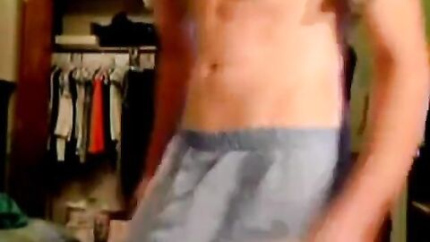 Big Cock Handjob by a Hot Amateur Man on Webcam