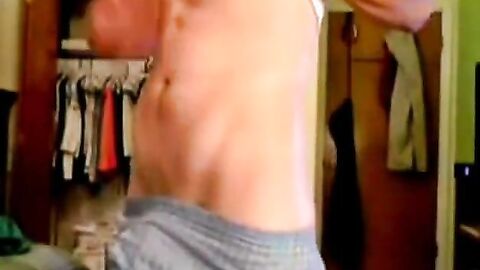 Big Cock Handjob by a Hot Amateur Man on Webcam