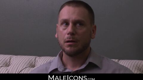 MaleIcons.com - Gay hunk Hans Berlin's passionate interracial ass pounding