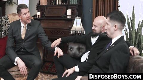 Master Legrand and Master Snow spit roast Serg Shepard