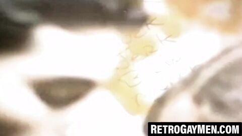 Muscled gays service glory holes with hungry mouths