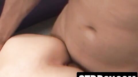 Eager amateur twink rides fat cock like a pro