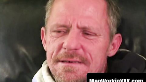 MenWorkinXXX.com - Old amateur grandpa loves stroking his cock for our pleasure inten