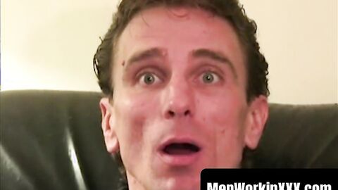 MenWorkinXXX.com - Solo masturbation with an amateur guy eager to wank off