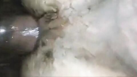 Barebacking my hairy hole - breeding by a big cock