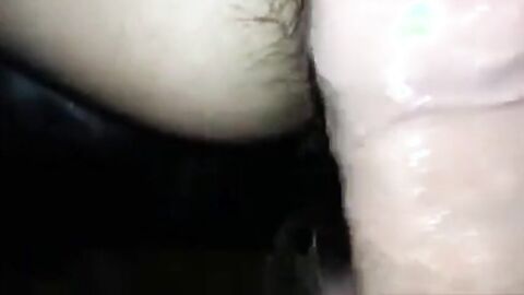 Barebacking my hairy hole - breeding by a big cock