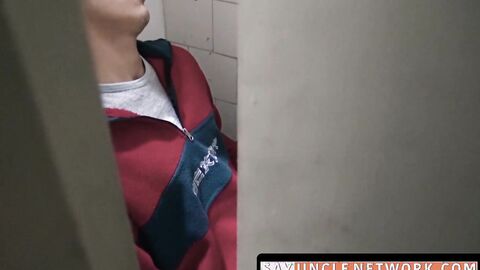 SayUncleNetwork.com - Straight Latino sucks and barebacked in shady bathroom