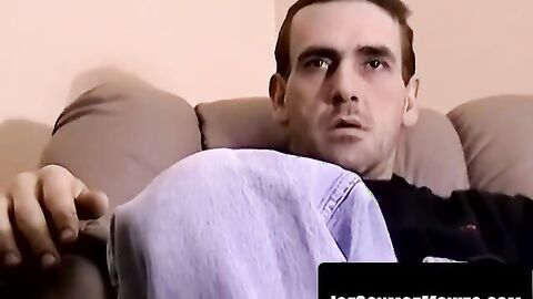 Chris films solo dick demolition with cumshot slowmo