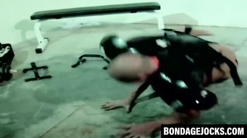 Blond jock pissing himself before football practice