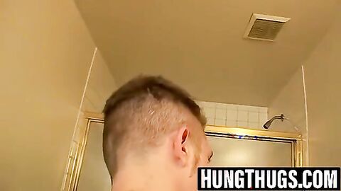 Wiley chills with dick out buddy Billy nearby