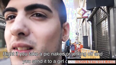 SayUncleNetwork.com - Handsome Latino takes raw cock in ass deep till dineros