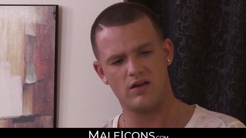MaleIcons.com - Inked jock Vadim Black's stuffing session with big dick