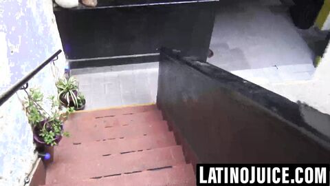 Jocks convert straight Latino lads into cock lovers