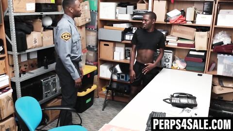Young black bitch takes BBC officers discipline deep