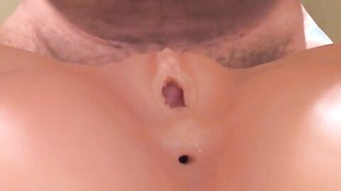 Sextoy Fun: Cumming with My Fake Pussy from Behind