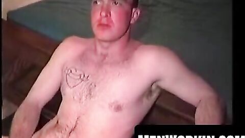 He still has it and proves it by stroking his cock